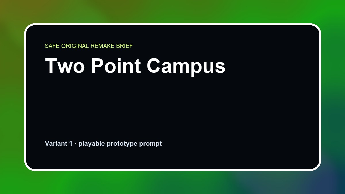 Two Point Campus original two point campus diy game reference artwork 1