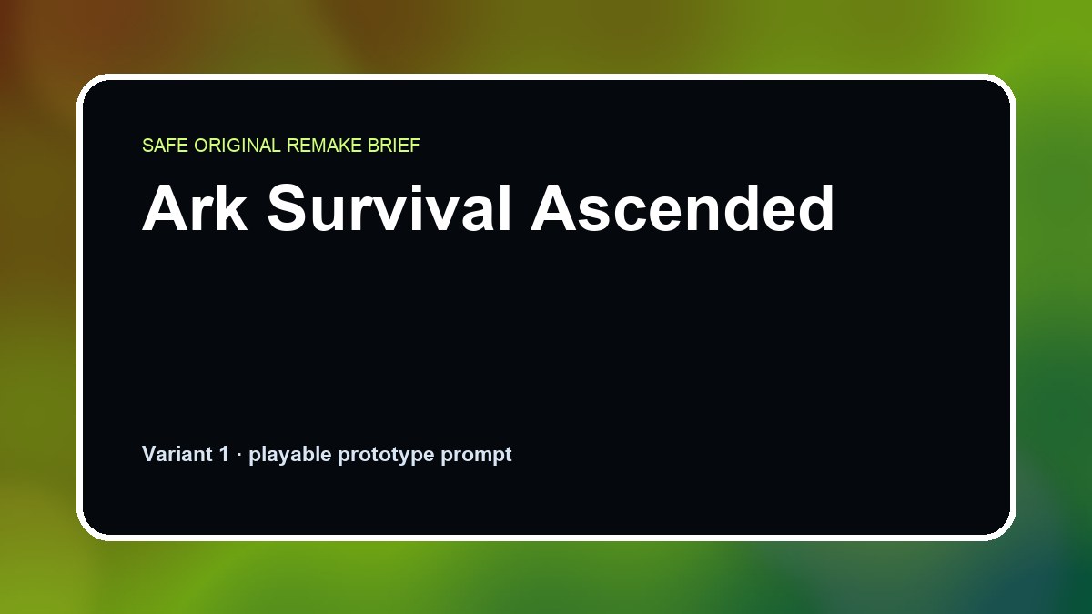 Ark Survival Ascended original ark survival ascended diy game reference artwork 1