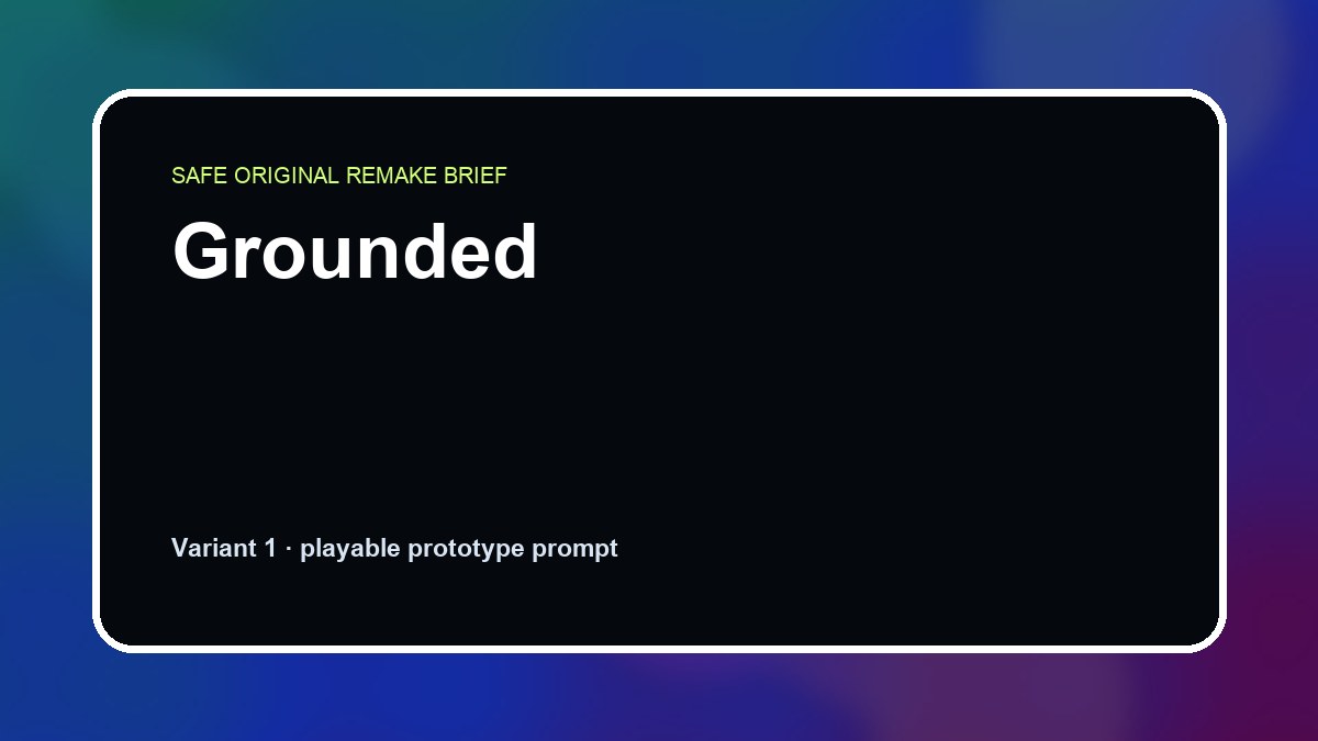 Grounded original grounded diy game reference artwork 1