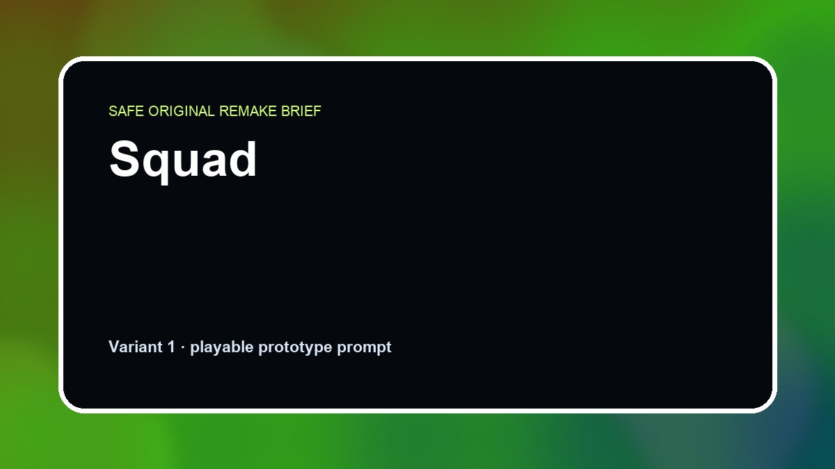 Squad original squad diy game reference artwork 1