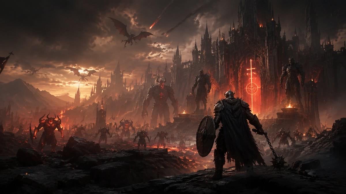 DOOM The Dark Ages original doom the dark ages game creator reference artwork 1