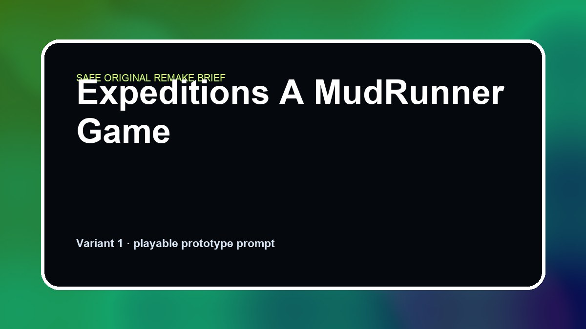 Expeditions A MudRunner Game original expeditions a mudrunner game custom game reference artwork 1