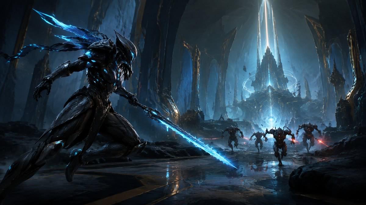 Warframe original warframe game creator reference artwork 1