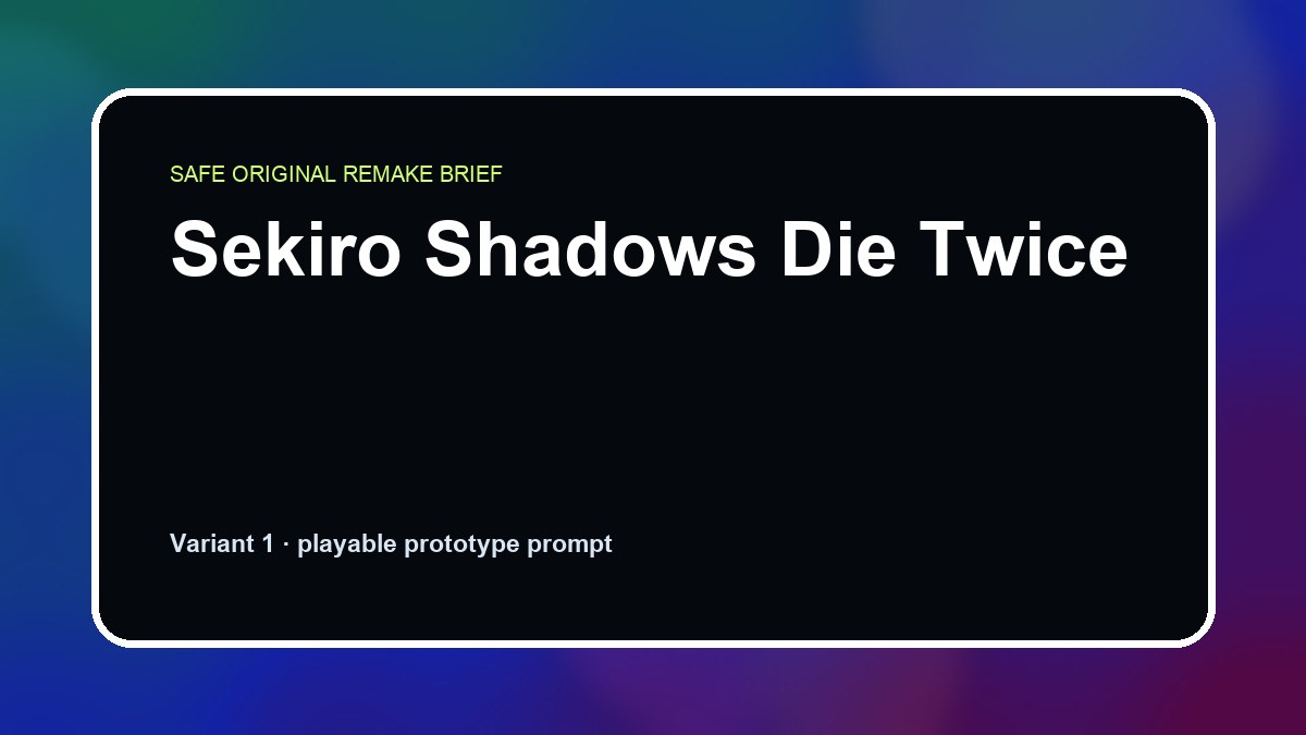 Sekiro Shadows Die Twice original sekiro shadows die twice custom game reference artwork 1