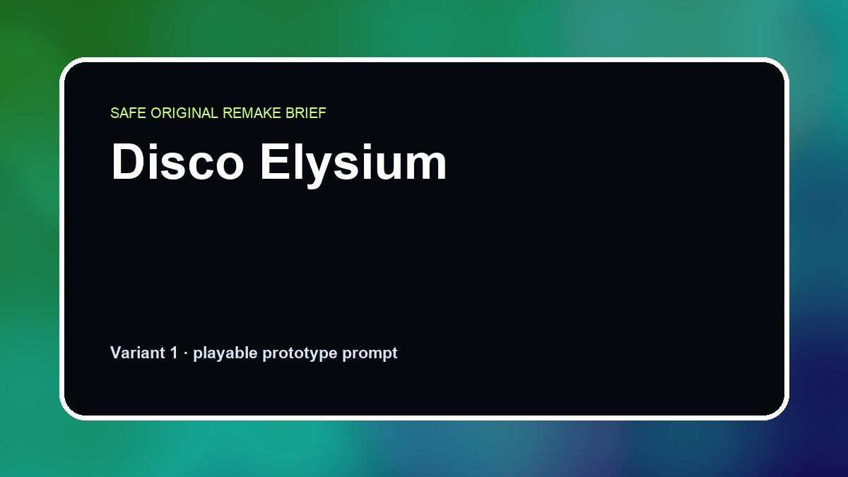 Disco Elysium original disco elysium custom game reference artwork 1