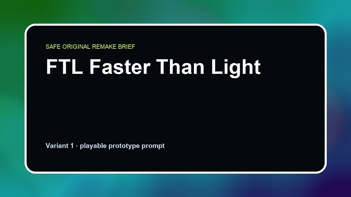 FTL Faster Than Light original ftl faster than light diy game reference artwork 1