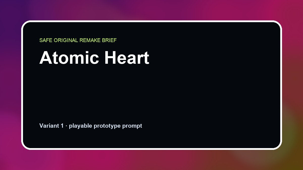 Atomic Heart original atomic heart custom game reference artwork 1