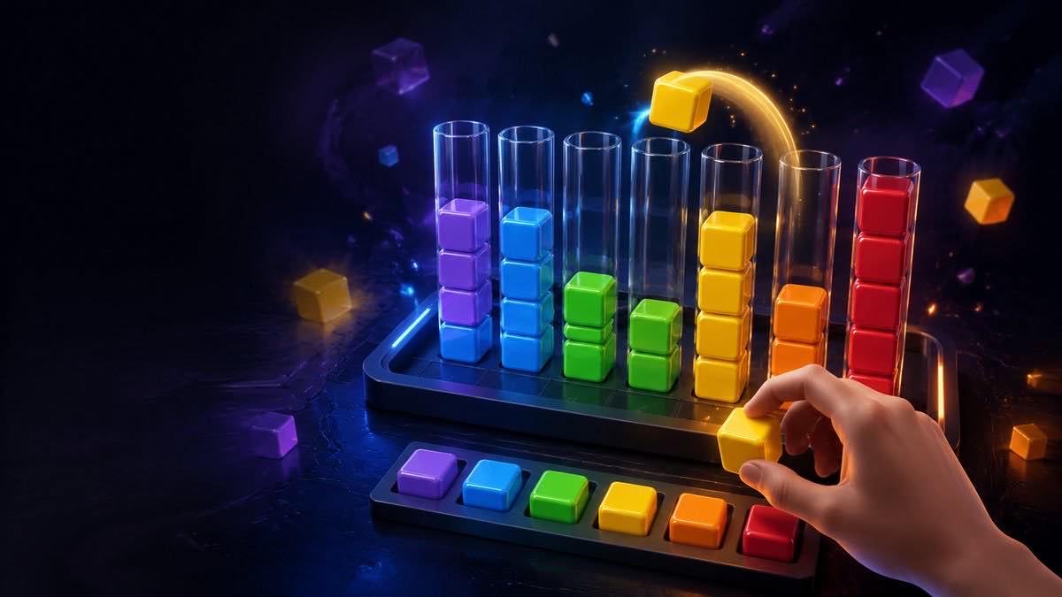 Block Out Color Sort Puzzle original block out color sort puzzle diy game reference artwork 1