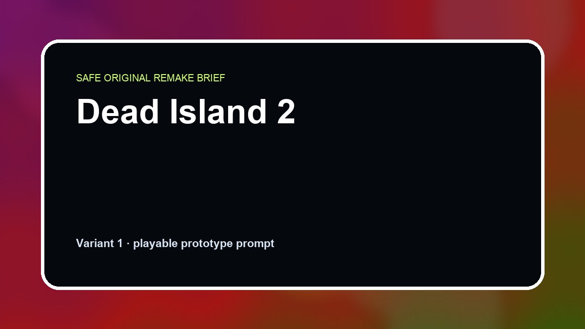 Dead Island 2 original dead island 2 custom game reference artwork 1