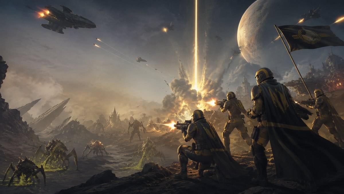 HELLDIVERS 2 original helldivers 2 diy game reference artwork 1
