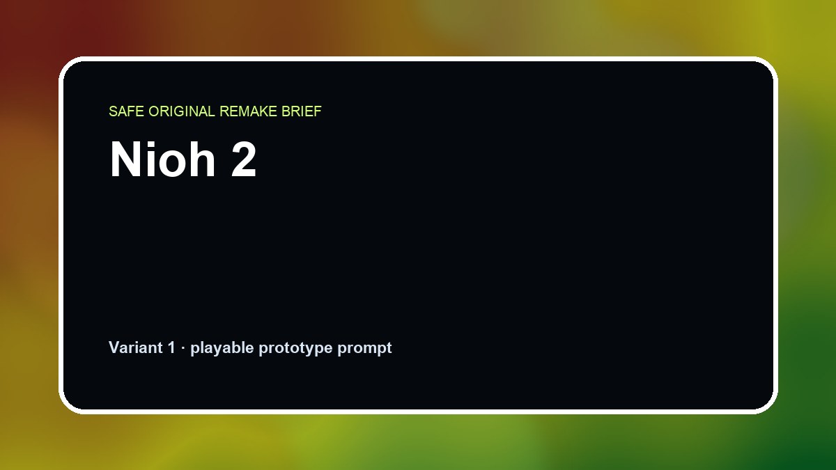 Nioh 2 original nioh 2 diy game reference artwork 1