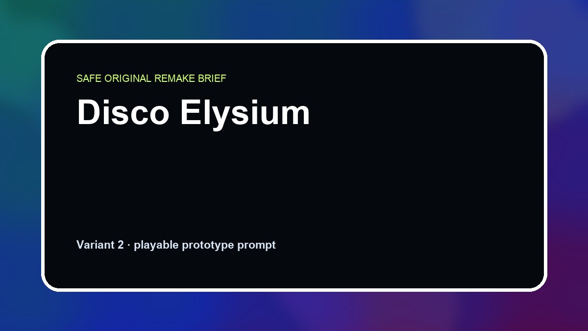 Disco Elysium original disco elysium custom game reference artwork 2