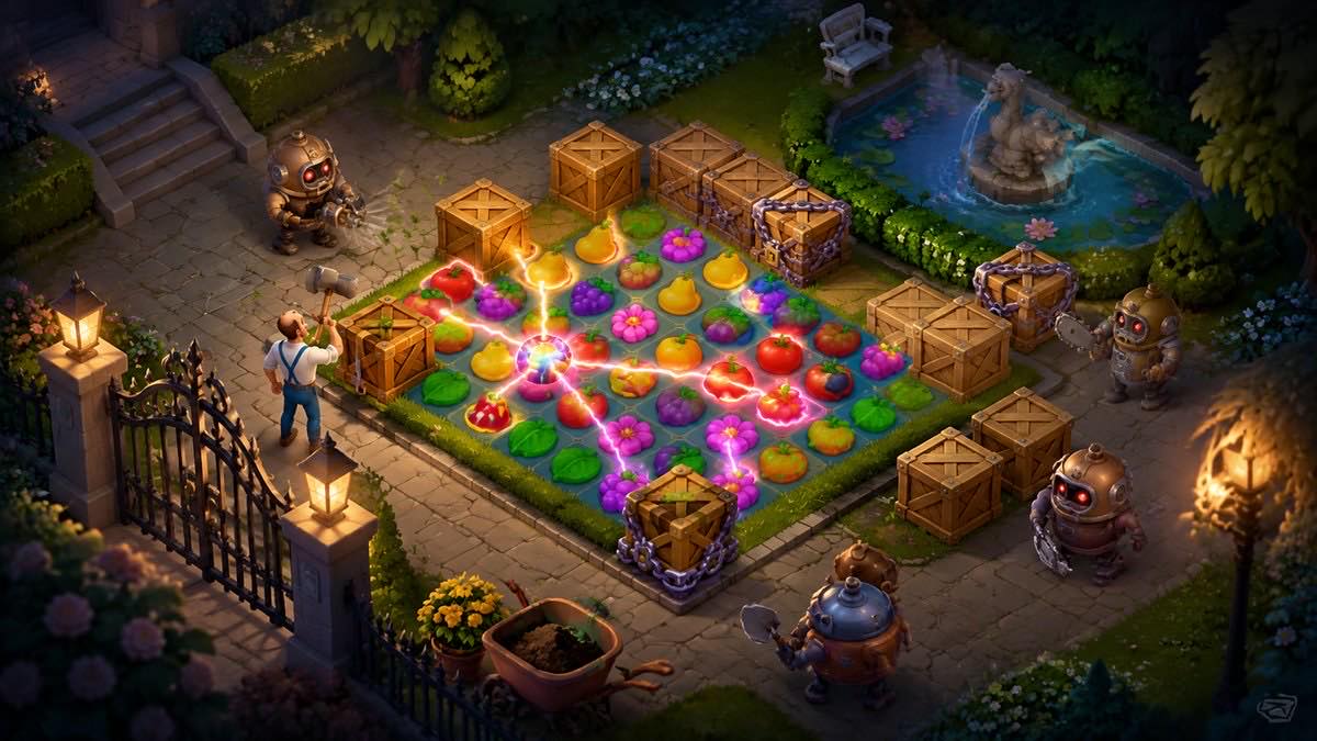 Gardenscapes original gardenscapes custom game reference artwork 2