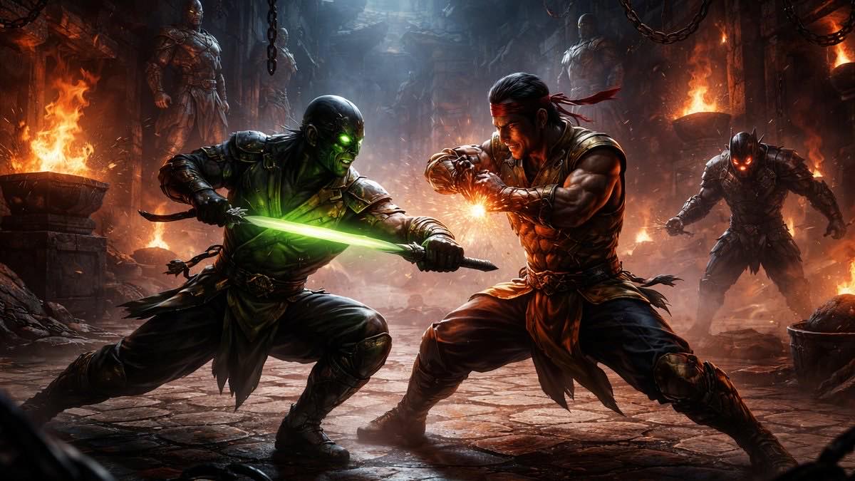 Mortal Kombat 1 original mortal kombat 1 diy game reference artwork 2