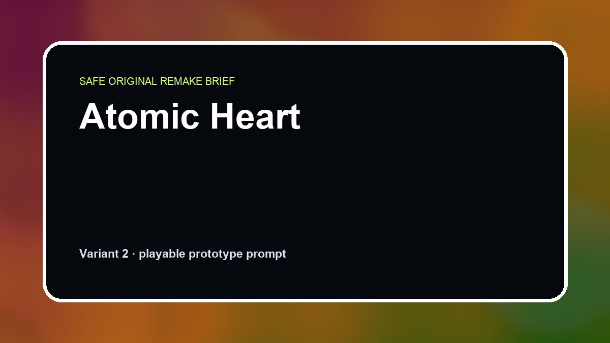Atomic Heart original atomic heart custom game reference artwork 2