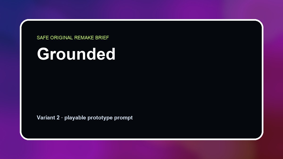 Grounded original grounded diy game reference artwork 2