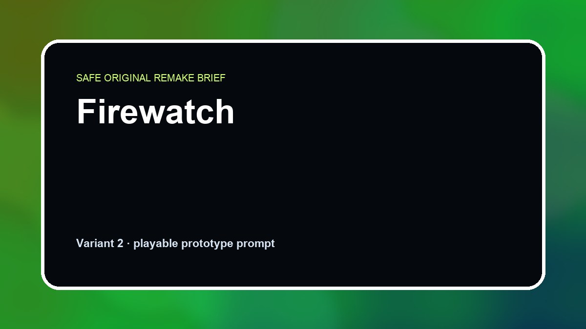 Firewatch original firewatch diy game reference artwork 2