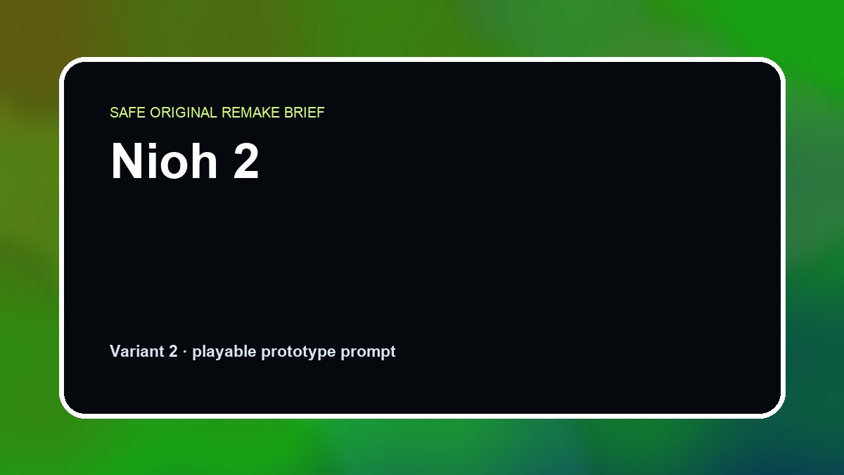 Nioh 2 original nioh 2 diy game reference artwork 2