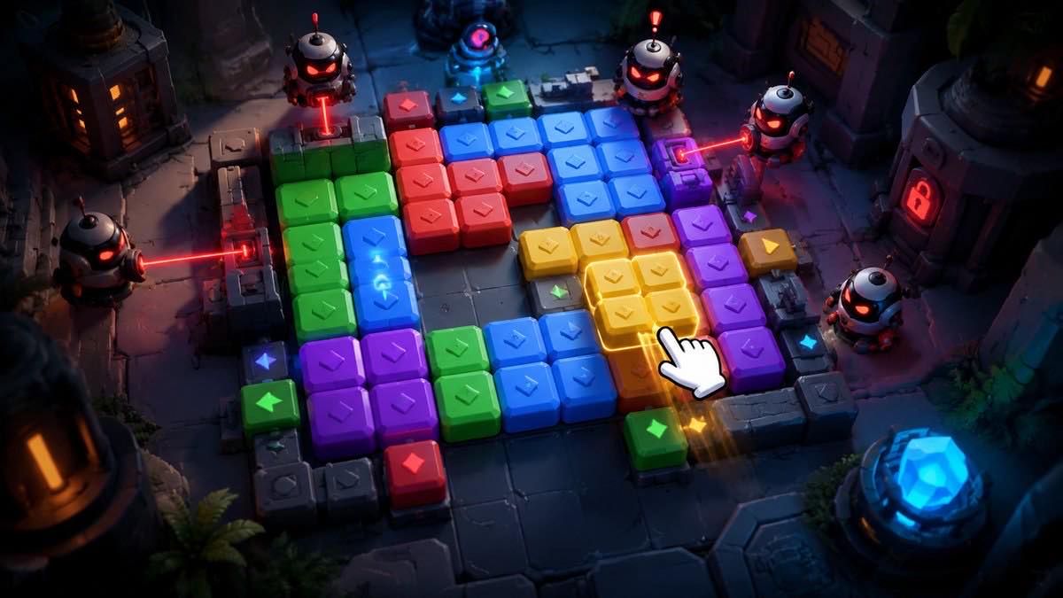 Color Block Jam original color block jam custom game reference artwork 2