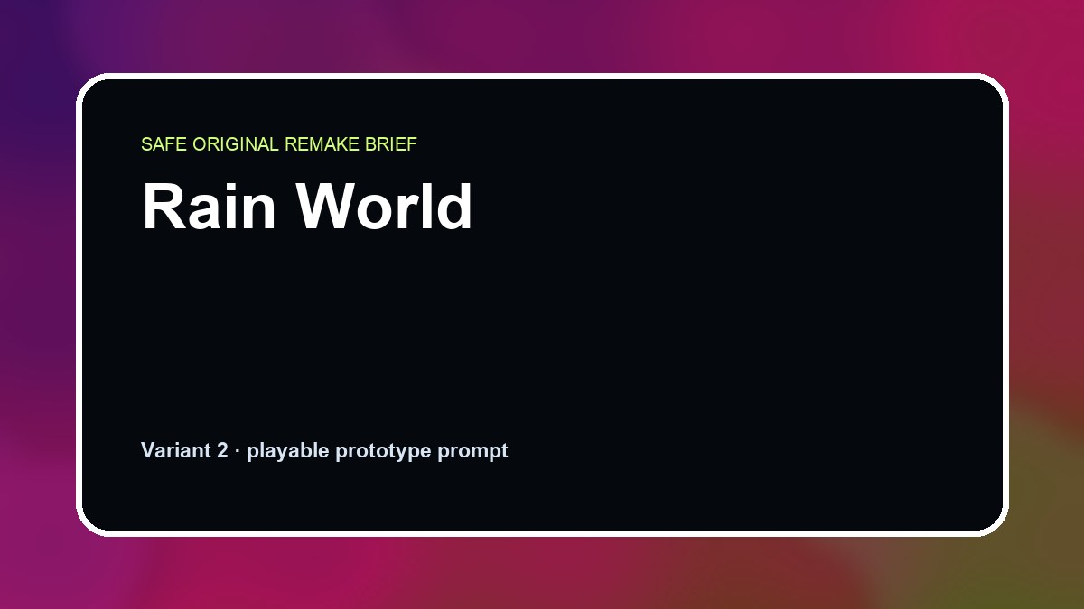 Rain World original rain world custom game reference artwork 2