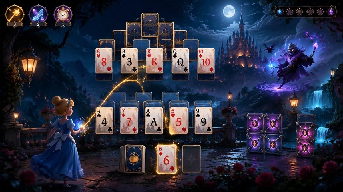 Disney Solitaire original disney solitaire diy game reference artwork 2