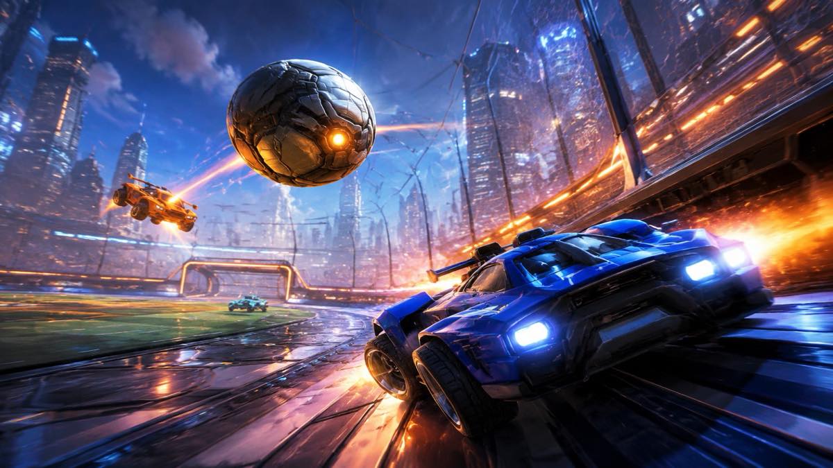 Rocket League original rocket league game creator reference artwork 2