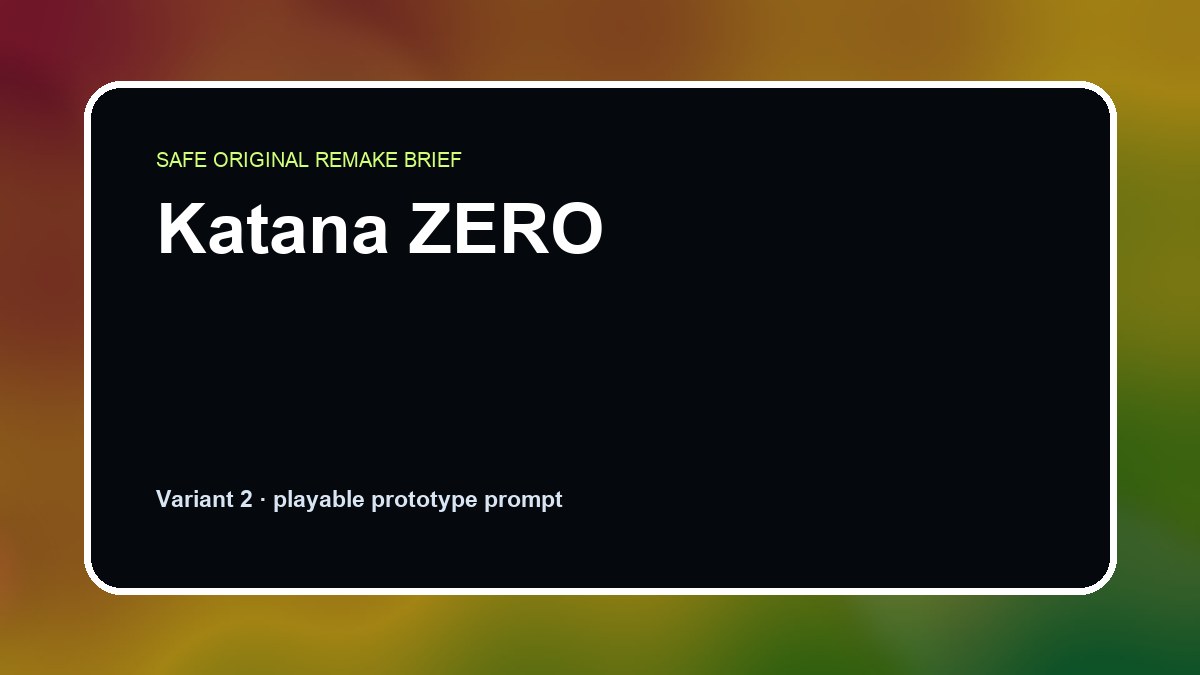 Katana ZERO original katana zero custom game reference artwork 2