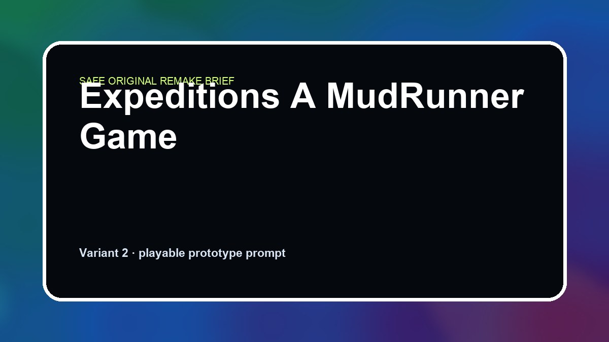 Expeditions A MudRunner Game original expeditions a mudrunner game custom game reference artwork 2