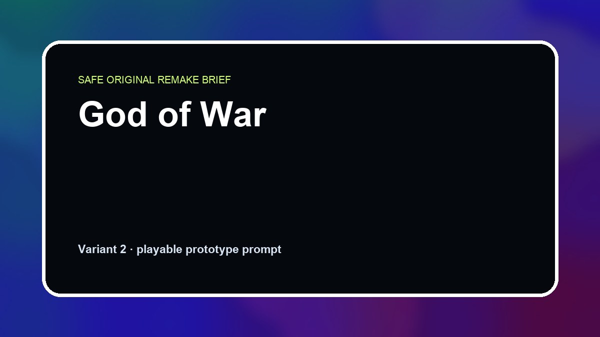 God of War original god of war diy game reference artwork 2