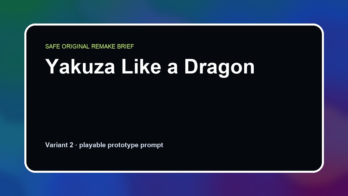 Yakuza Like a Dragon original yakuza like a dragon custom game reference artwork 2