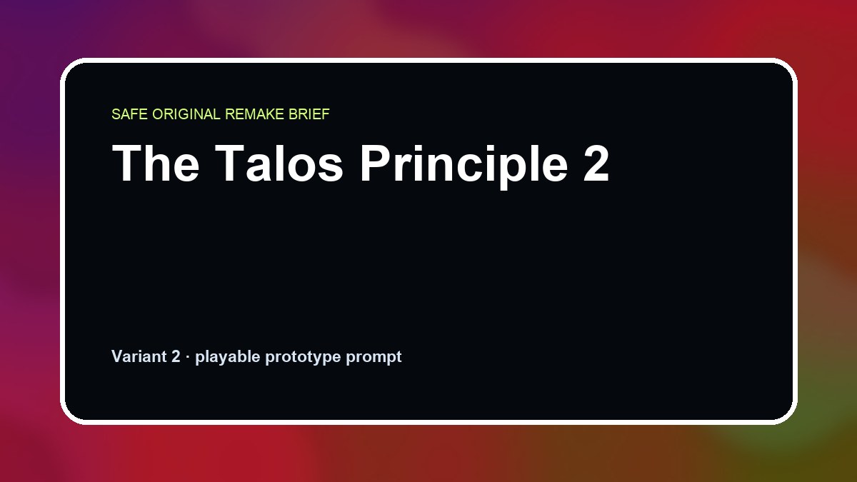 The Talos Principle 2 original the talos principle 2 custom game reference artwork 2