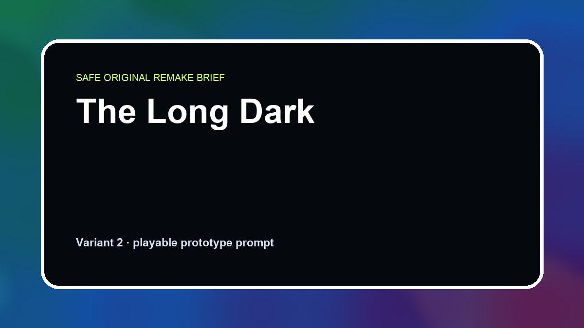 The Long Dark original the long dark diy game reference artwork 2