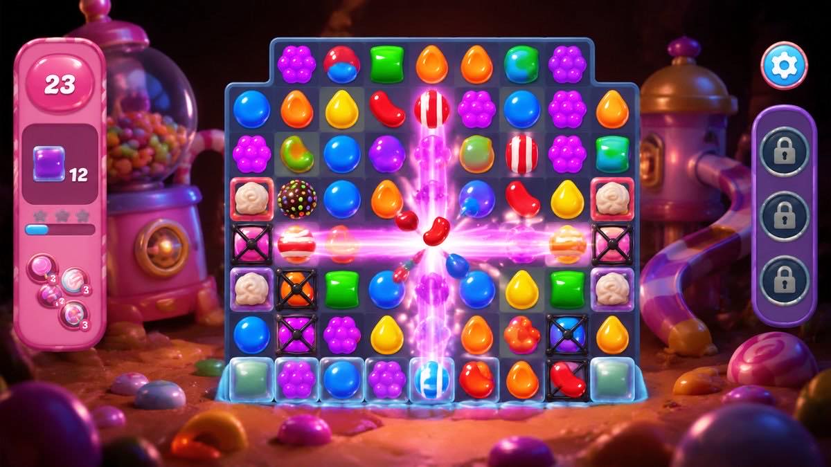 Candy Crush Saga original candy crush saga diy game reference artwork 2