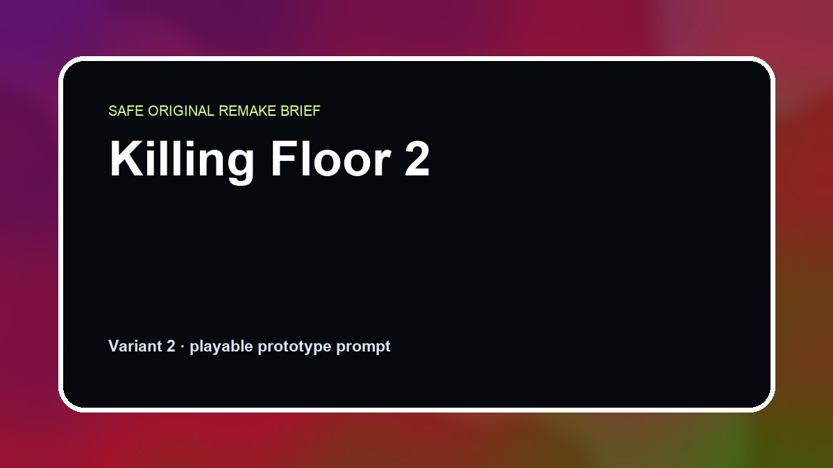 Killing Floor 2 original killing floor 2 diy game reference artwork 2