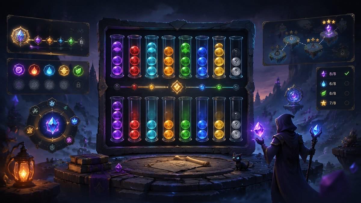 Magic Sort original magic sort custom game reference artwork 3