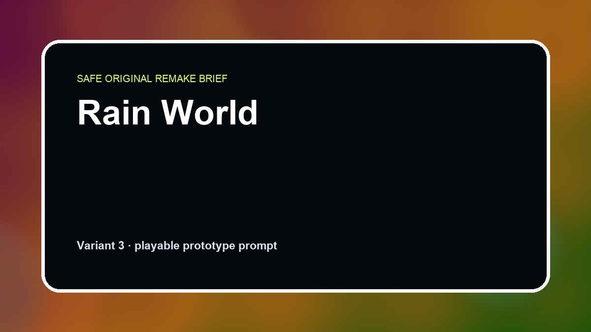 Rain World original rain world custom game reference artwork 3