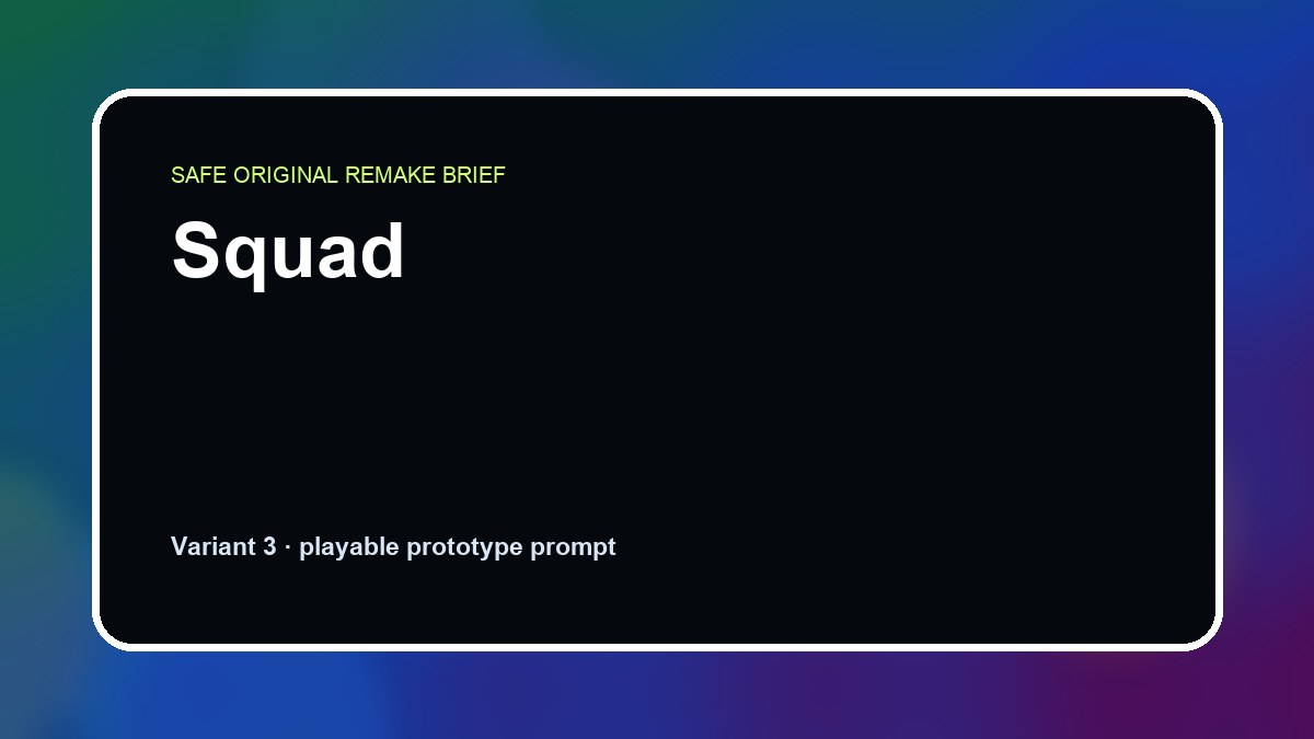 Squad original squad diy game reference artwork 3