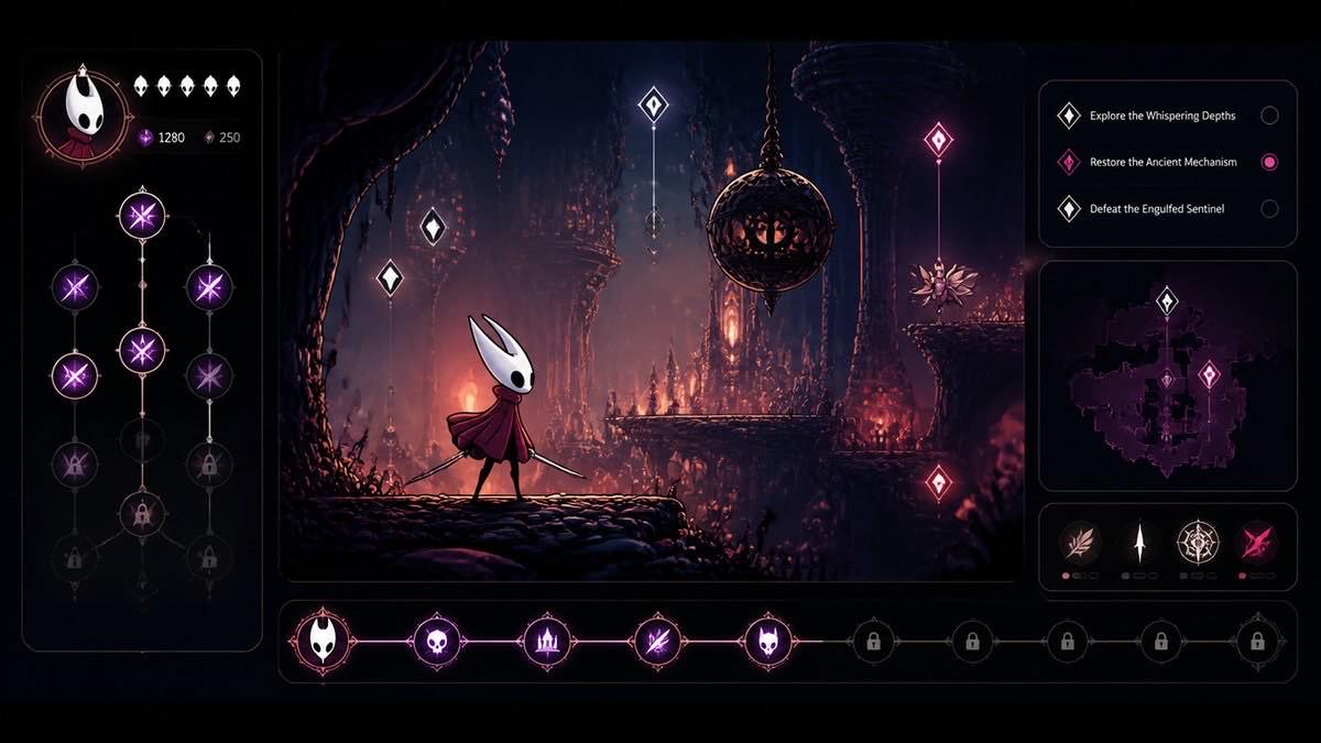 Hollow Knight Silksong original hollow knight silksong custom game reference artwork 3
