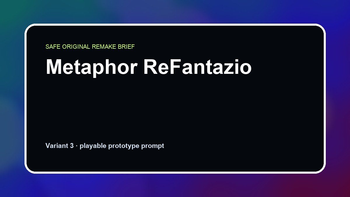 Metaphor ReFantazio original metaphor refantazio custom game reference artwork 3