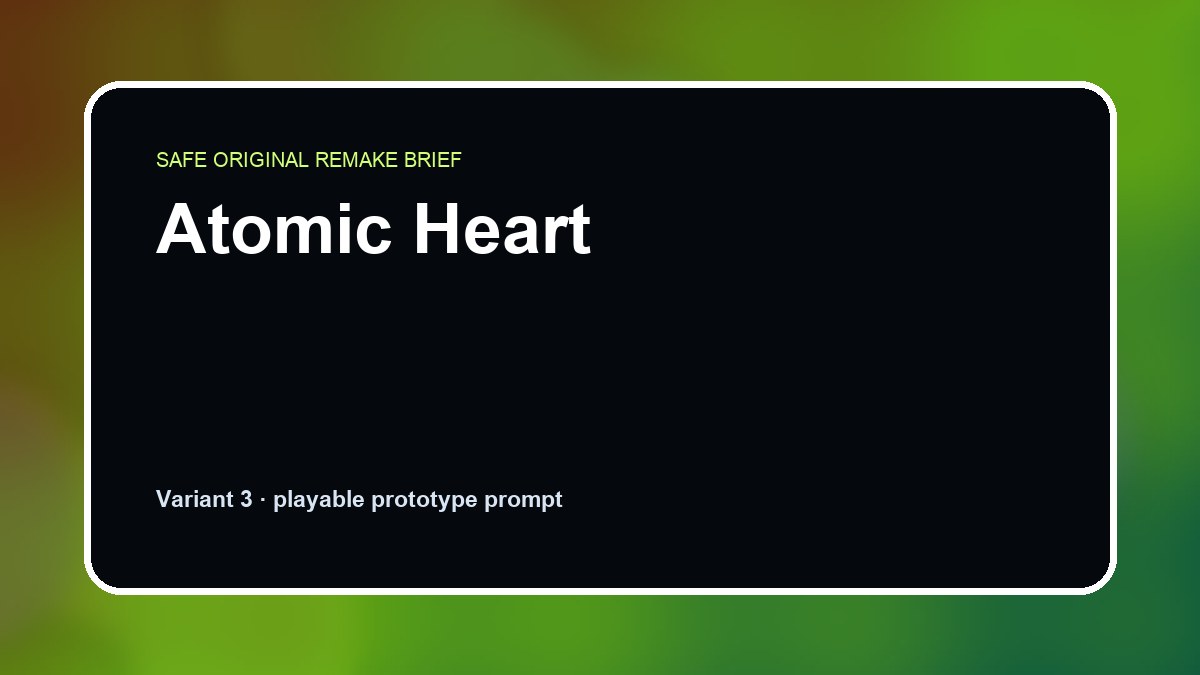 Atomic Heart original atomic heart custom game reference artwork 3