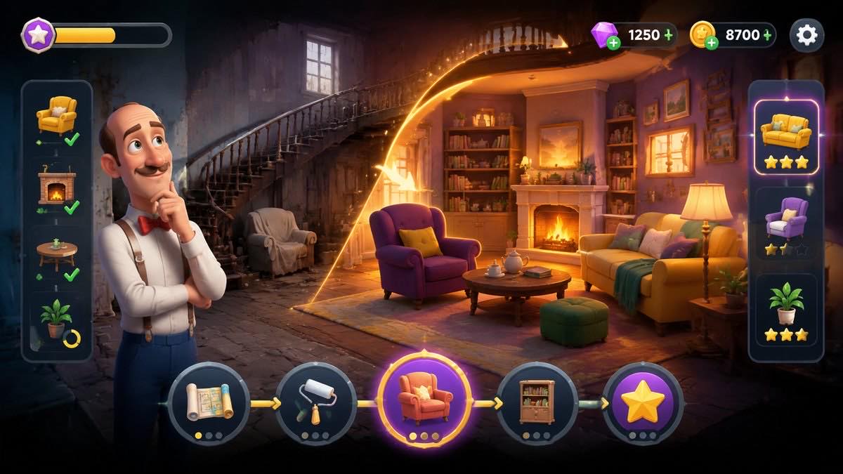 Homescapes original homescapes diy game reference artwork 3