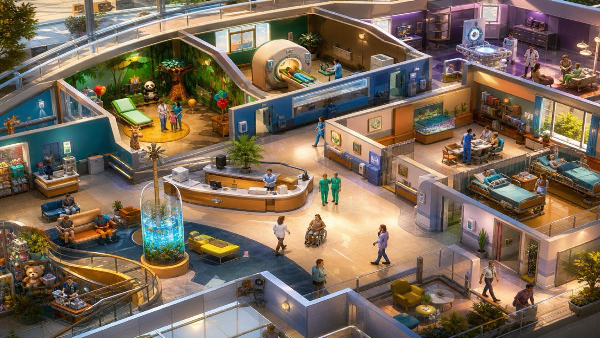 Two Point Hospital original two point hospital diy game reference artwork 3