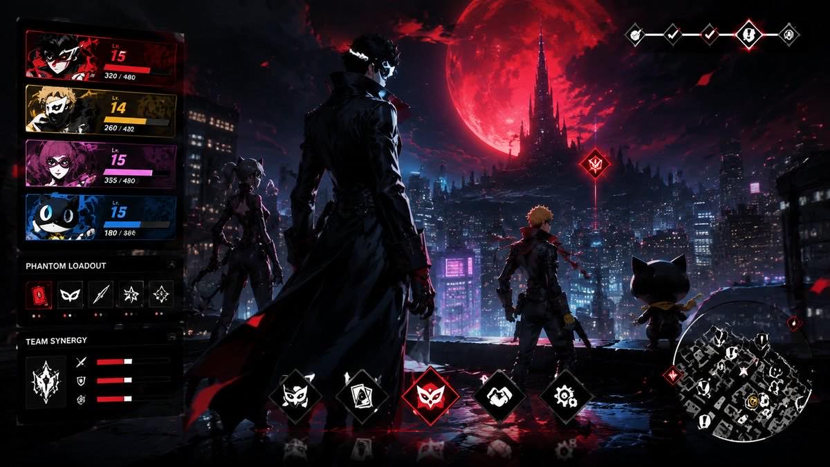 Persona 5 Royal original persona 5 royal custom game reference artwork 3