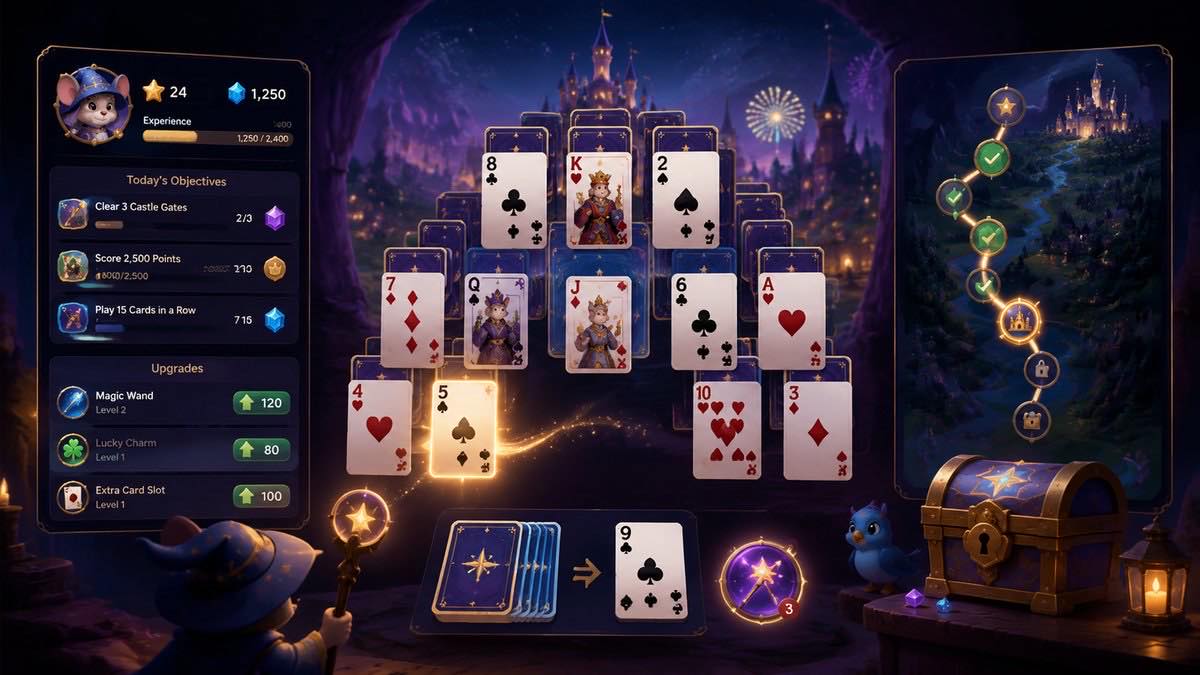 Disney Solitaire original disney solitaire diy game reference artwork 3