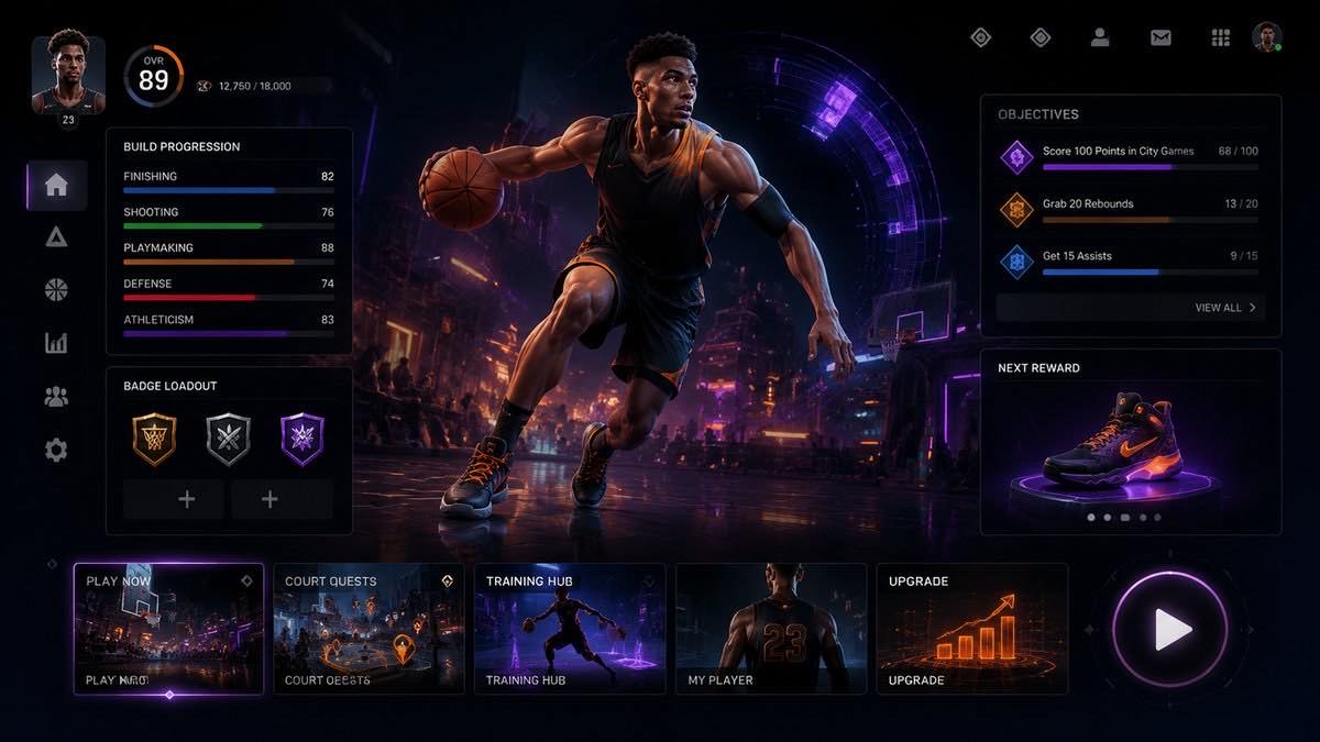 NBA 2K26 original nba 2k26 custom game reference artwork 3