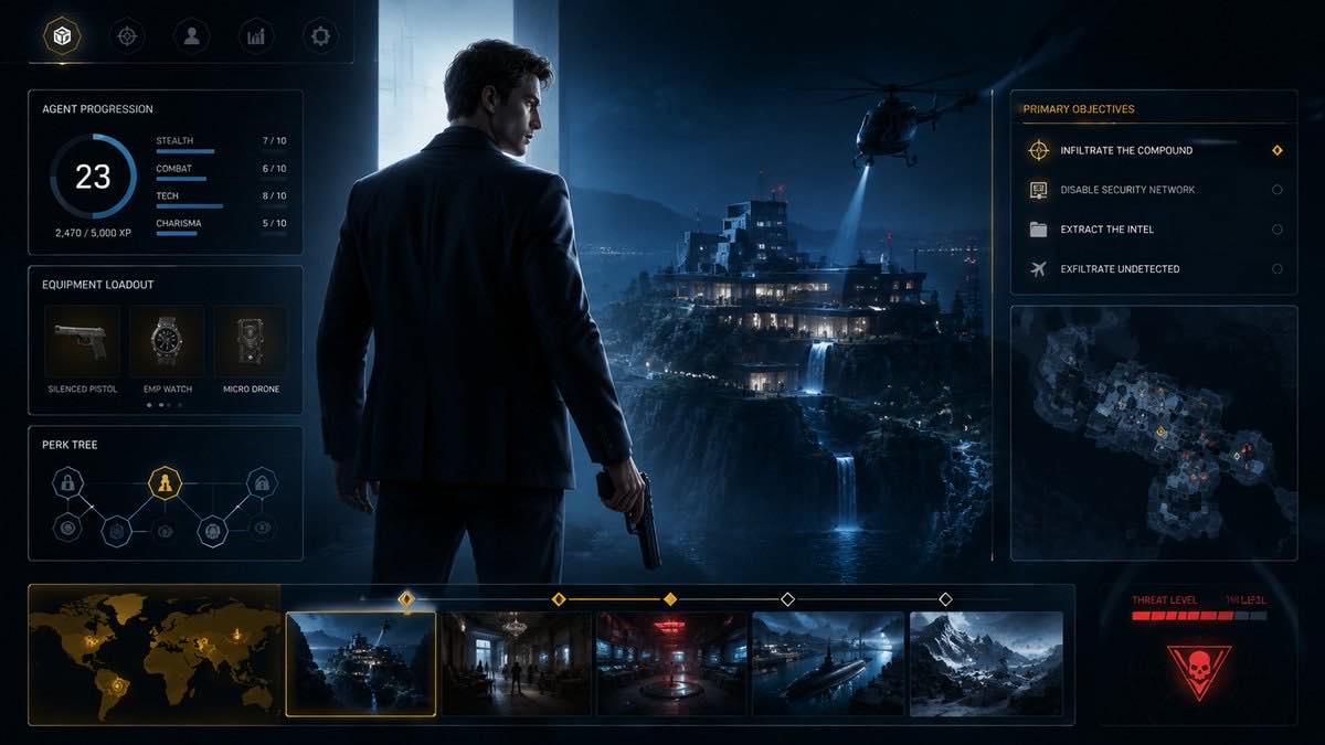 007 First Light original 007 first light game creator reference artwork 3