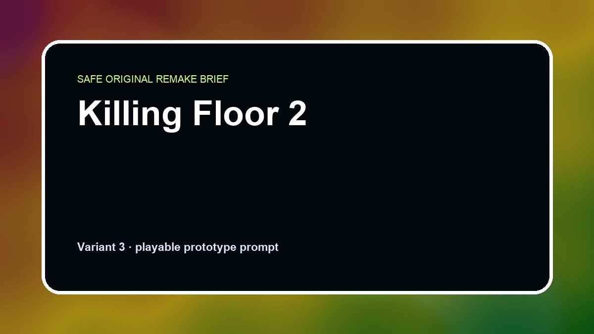 Killing Floor 2 original killing floor 2 diy game reference artwork 3