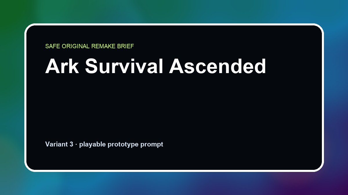 Ark Survival Ascended original ark survival ascended diy game reference artwork 3