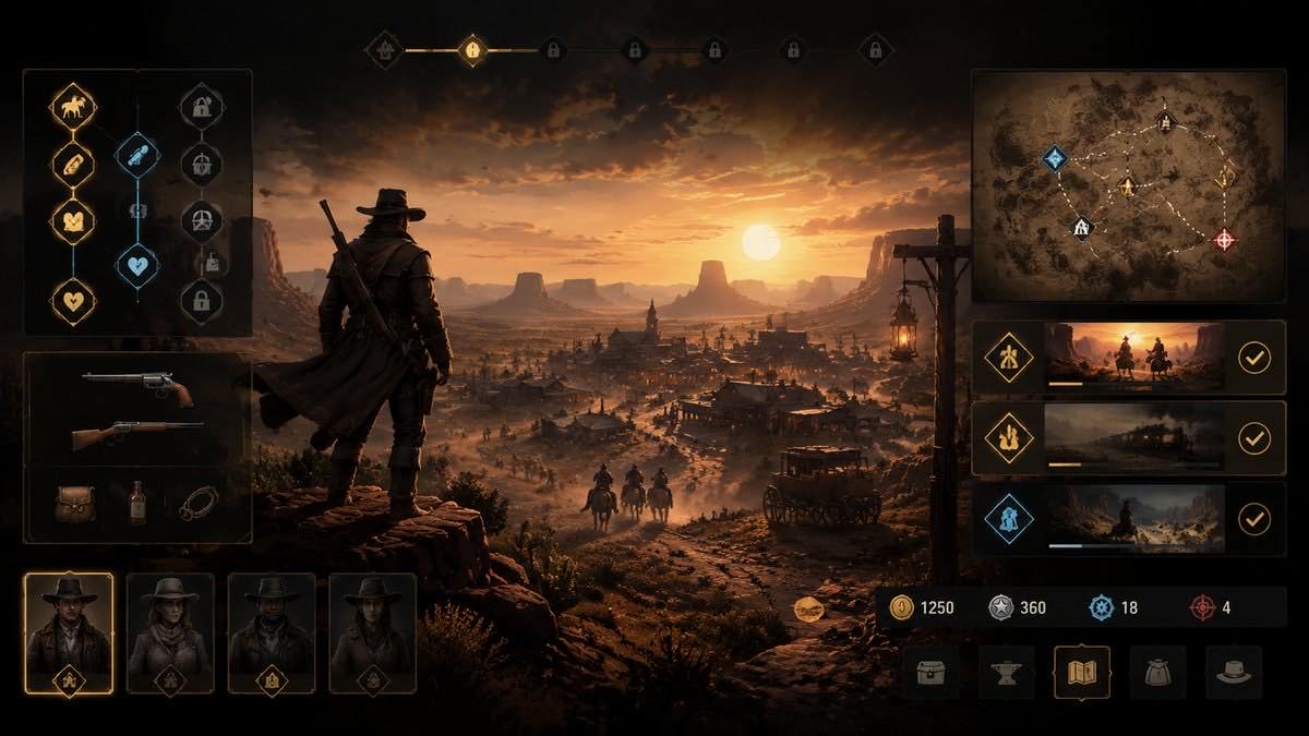 Far Far West original far far west custom game reference artwork 3