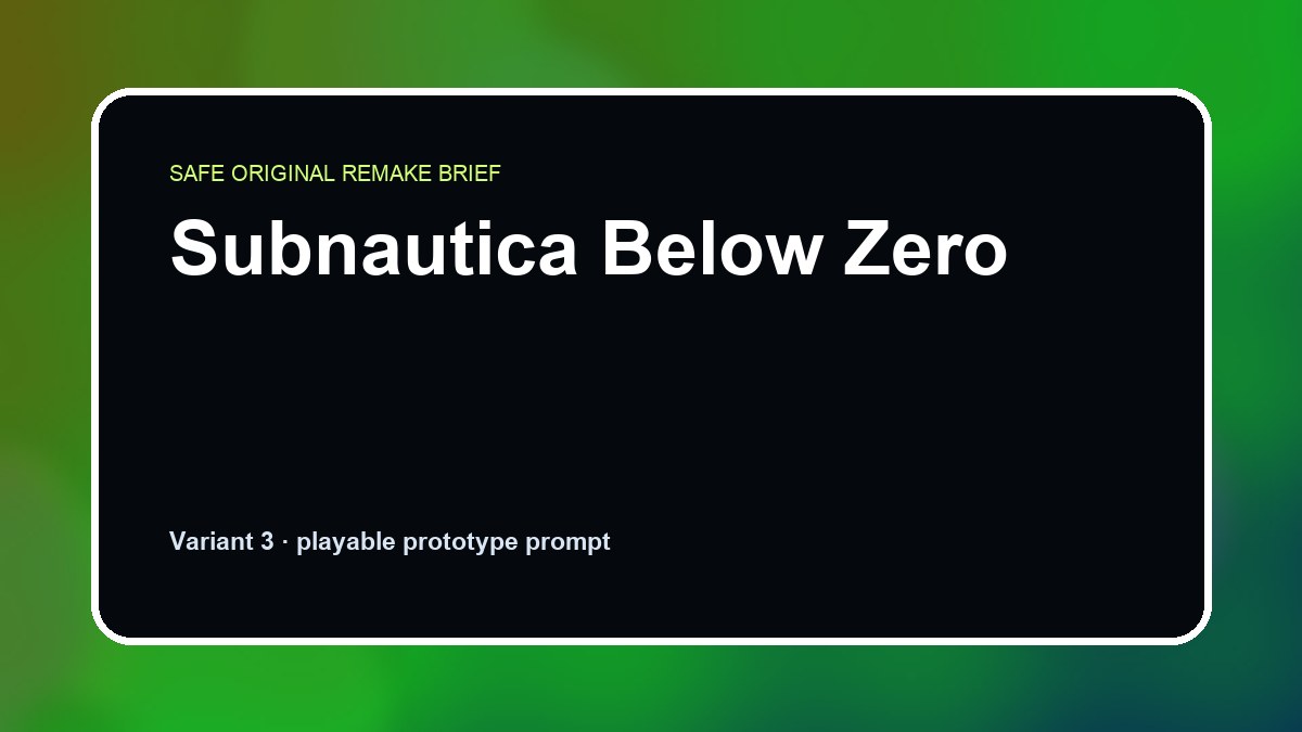 Subnautica Below Zero original subnautica below zero diy game reference artwork 3